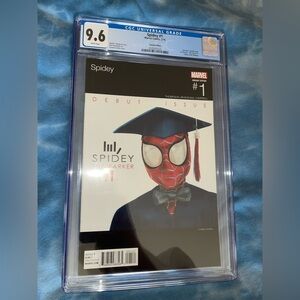 SOLD!! SPIDEY #1 2016 CGC 9.6 GARIBA HIP-HOP LIL WAYNE’S CARTER IV COVER VARIANT